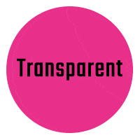 We Value Transparency