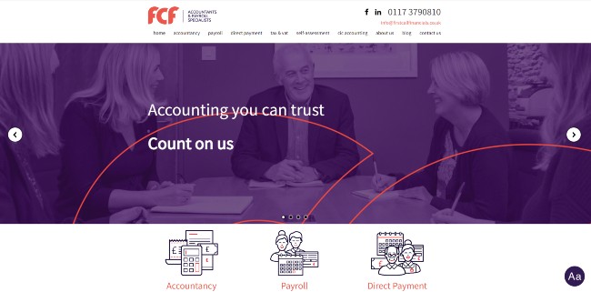 First Call Financials Homepage